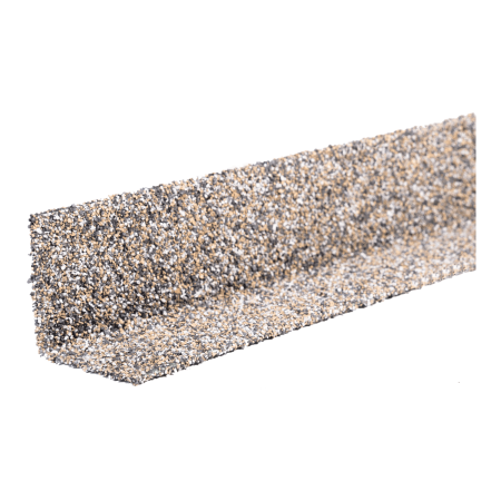 Угол внутренний серо-бежевый кирпич Технониколь HAUBERK