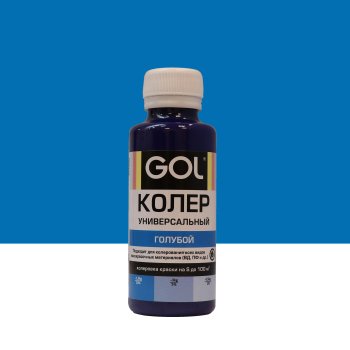 Колер-паста Gol 0,1 л голубой