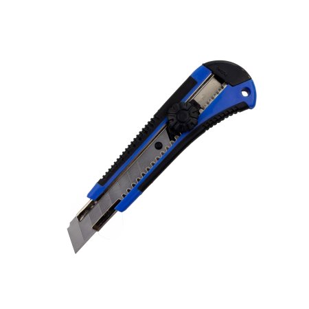 Нож выдвижной 18мм T4P упрочненый двухкомпонентный пластик винт-фиксатор сегментированное