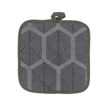 Прихватка-рукавица Паттерн 18х18 см 1шт серый Прихватка-рукавица Паттерн 18х18 см 1шт серый
