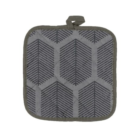 Прихватка-рукавица Паттерн 18х18 см 1шт серый Прихватка-рукавица Паттерн 18х18 см 1шт серый