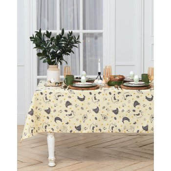 Скатерть Сhicken farm 144х180 см хлопок