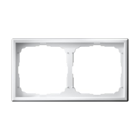 Рамка Systeme Electric ARTGALLERY 2 поста, цвет белый, арт. GAL000102