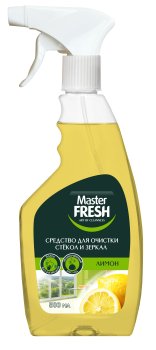 Средство для мытья стекол Master Fresh Лимон 500 мл спрей