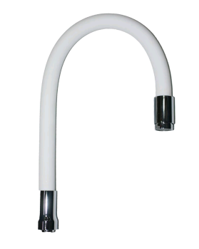 Излив гибкий цвет белый