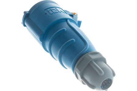 Розетка силовая переносная IEK 16А 220В 2К+З синяя прямая IP44