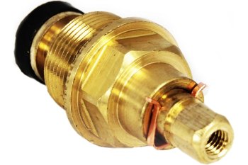 Кран-букса резиновая короткая М18 1/2" цвет желтый