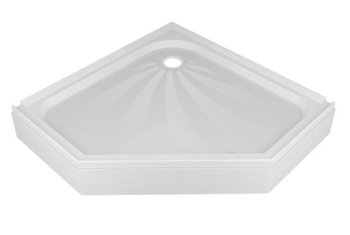 Поддон для душевой акрил ALEX BAITLER 90х90х17см пятиугольный