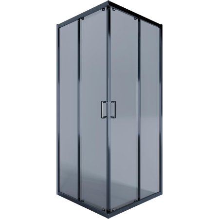 Ограждение душевое ALEX BAITLER Квадрат низкий поддон 90х90х200см затемненное стекло