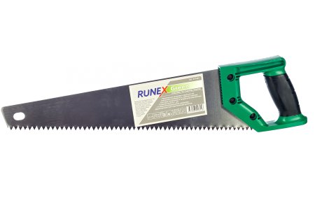 Ножовка столярная по сырой древесине Runex 400мм пластиковая рукоятка
