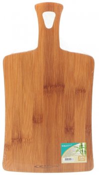 Доска разделочная подвесная 33х18см 12мм бамбук цвет бежевый