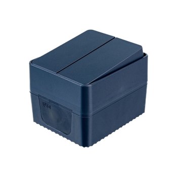 Выключатель накладной Schneider Electric AtlasDesign Profi54 2 кл. антрацит, без подсветки, арт. ATN544051