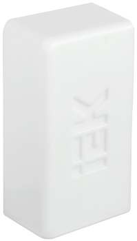 Заглушка торцевая IEK Элекор 25х16 цвет белый уп.4шт.