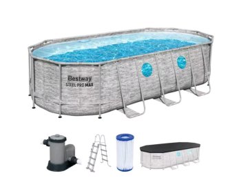 Бассейн каркасный Bestway Steel Pro Max 549х274х122см 13430л