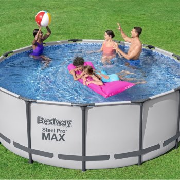Бассейн каркасный Bestway Steel Pro Max 396х396х122см 12690л
