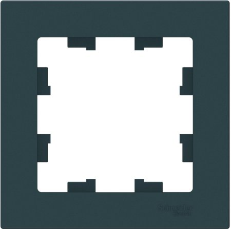 Рамка Schneider Electric AtlasDesign 1 пост, цвет изумруд, арт. ATN000801