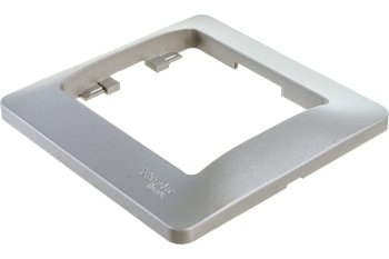 Рамка Schneider Electric Glossa 1 пост, цвет платина, арт. GSL001201
