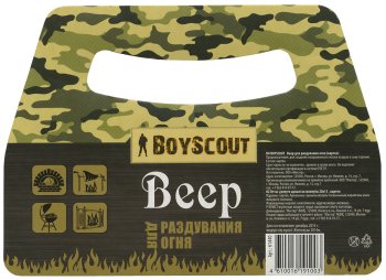 Веер для розжига огня 15х21см