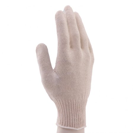 Перчатки х/б ПВХ покрытие 10 класс 8 нитей белый