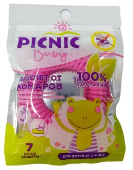 Браслет от комаров Picnic от комаров и мошек