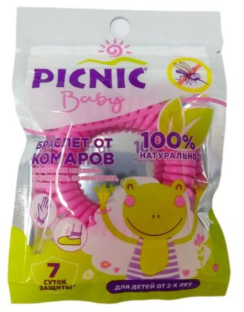 Браслет от комаров Picnic от комаров и мошек