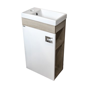 Раковина Cersanit COMO фарфор 500мм прямоугольная цвет белый