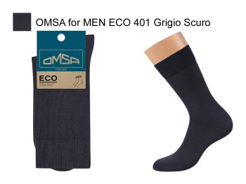 Носки мужские Omsa Eco 401 цвет черный р.27-29 цвет черный