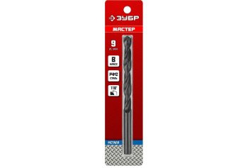 Сверло по металлу Зубр 29605-9 9 мм 125 мм 1 шт