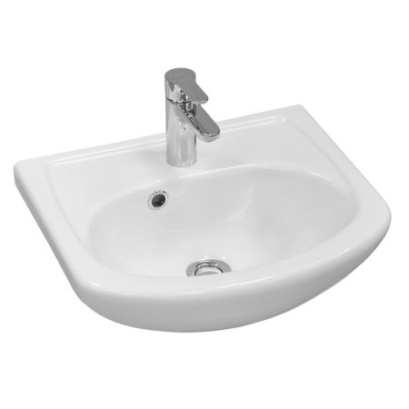 Раковина Santek Азов фарфор 450мм полукруглая цвет белый