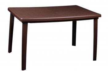 Стол садовый 120х85х75см коричневый