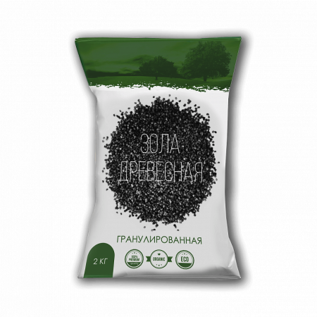 Удобрение минеральное фосфорно-калийное Нов Агро Зола древесная 2000г