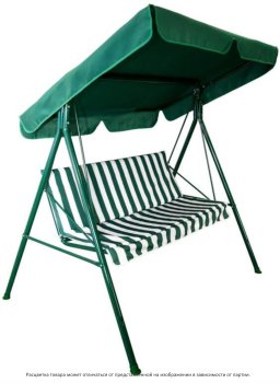 Качели садовые Адлер 175х115х145см 3-х местные