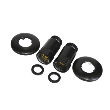 Соединитель ТЭРА 1"х3/4" гш прямой черный