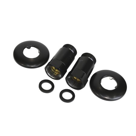 Соединитель ТЭРА 1"х3/4" гш прямой черный