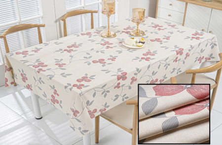 Клеенка ПВХ Eleganta мультиколор/бежевый фон 1,4х20м