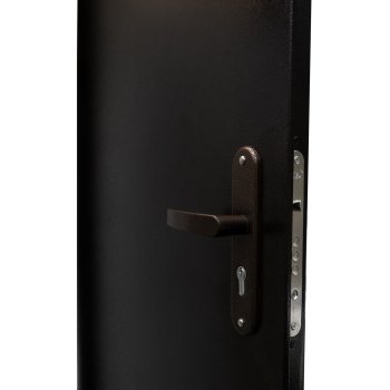Дверь входная Спец PRO 860х2060 (мм) правая медный антик -  итальянский орех