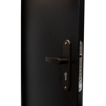 Дверь входная Спец PRO 860х2060 (мм) правая медный антик -  итальянский орех