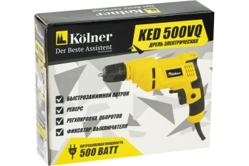 Дрель электрическая Kolner KED 500VQ 500Вт
