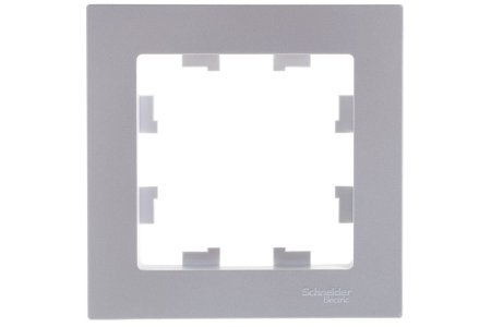 Рамка Schneider Electric AtlasDesign 1 пост, цвет жемчуг, арт. ATN000401