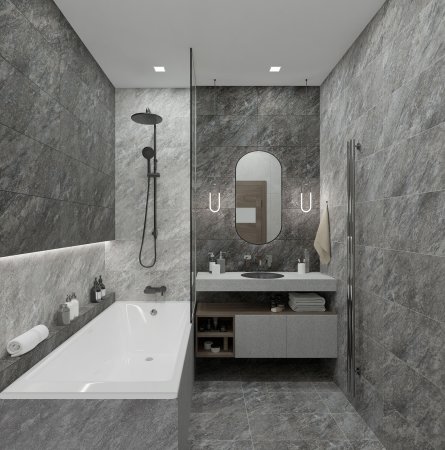 Керамогранит Thor, серый 60х30х0,9 см