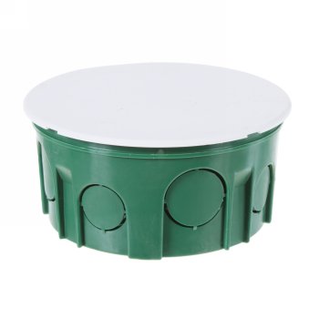 Коробка распределительная встраиваемая для бетона/кирпича Schneider Electric d100х50мм IP30 зеленая, арт. IMT35121