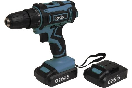 Дрель-шуруповерт аккумуляторная Oasis ASU-24S Li-lon 24В 2x2Ач 45Нм