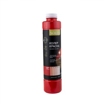 Колер-краска Ижсинтез SOLEX 0,75 л красный № 01