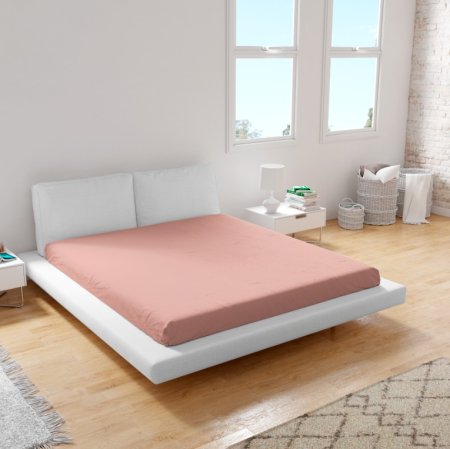 Простыня Comfort Life 200х140 см трикотаж розовый