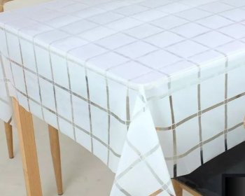 Клеенка ПВХ Николь белый 1,37м