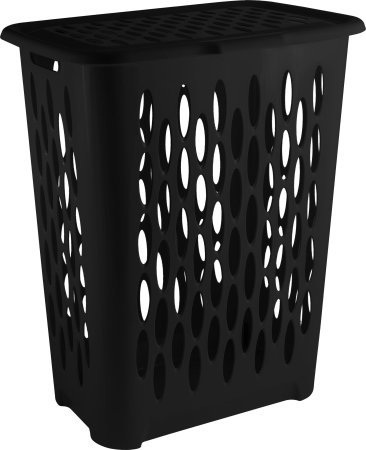 Корзина для белья Black 42,2х29х51,5см цвет черный