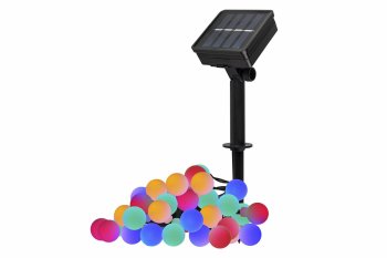 Светильник садовый ФАZA Гирлянда шарики на солнечной батарее 635см Светильник садовый ФАZA Гирлянда шарики на солнечной батарее 635см