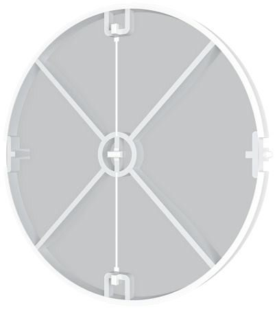 Пластина затворная пластик 10х10см