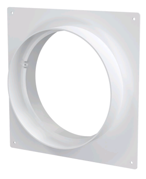 Пластина настенная для круглых каналов с фланцем Ø100мм 175 х 190мм ERA