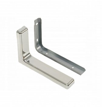 Кронштейн декоративный Tech-Krep 180х25 мм хром